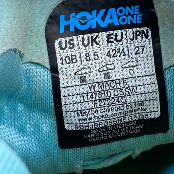 HOKA ONE ONE MACH 6 - Women’s Running Shoes - SIZE 10B - Picture 10 of 10